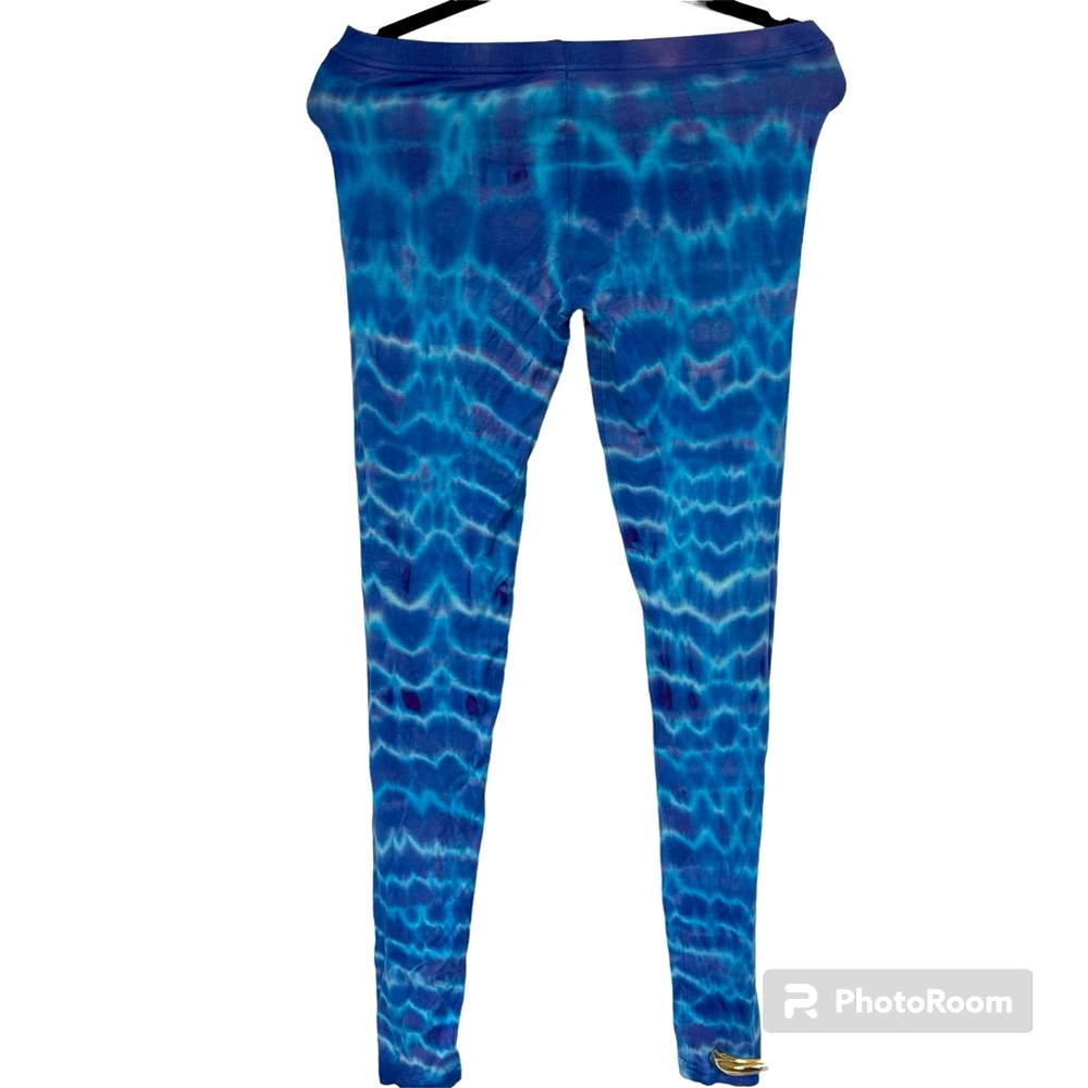 Ultra soft water print viscose leggings Large